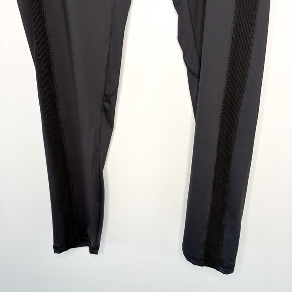 White Birch Black Leggings w/ Side Pockets & Stripe Size 3XL - Picture 2 of 8